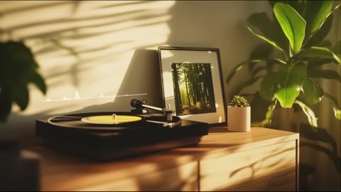 Old Turntable Story 🎶 Guitar Lofi Café Music | Easy Listening BGM | Ver.8