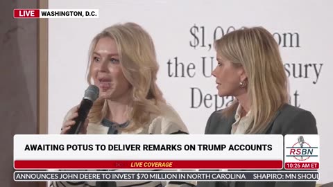 WATCH: Karoline Leavitt Details How Anyone Can Get Involved with Trump Accounts - 01/28/26
