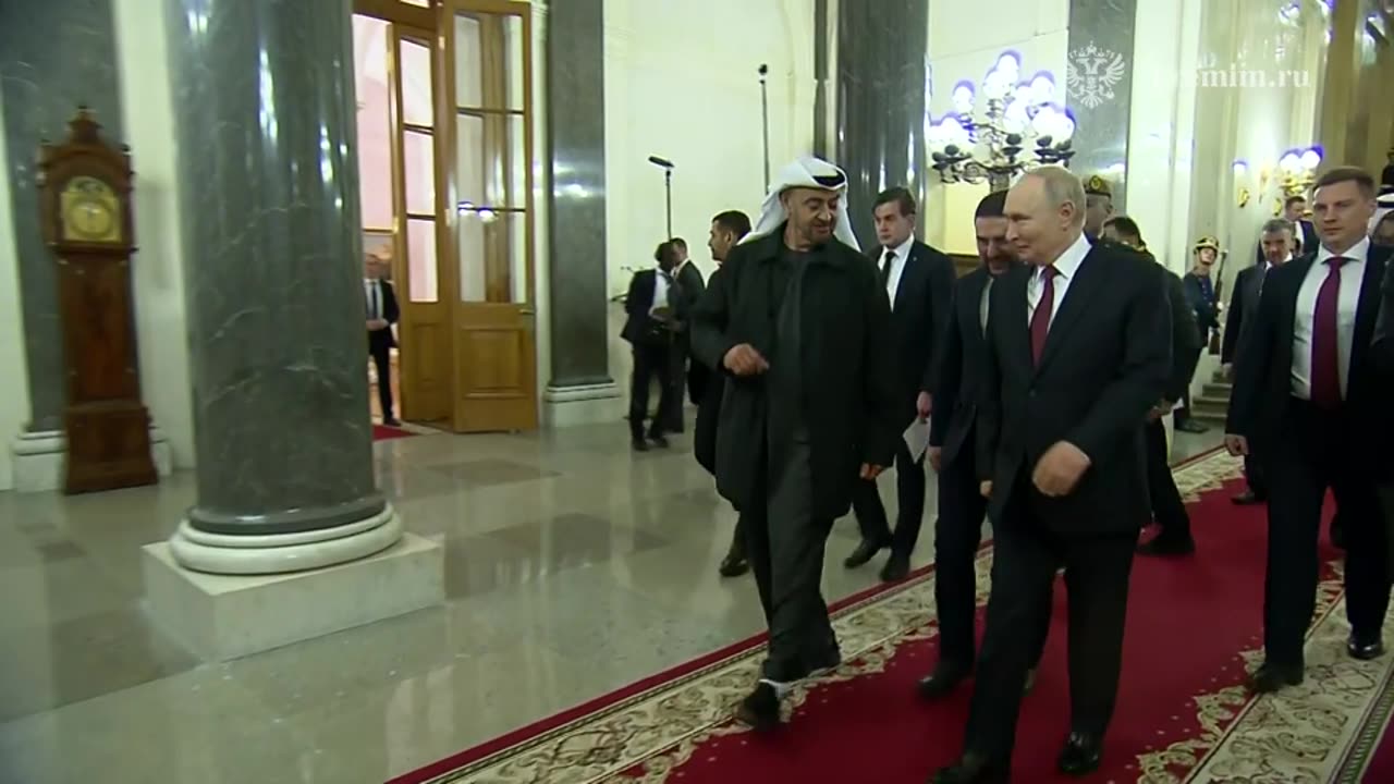 Официальный визит Президента ОАЭ в Россию завершён