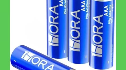 Pilha Alcalina AAA 1Hora, Pacote com 4 unidades 1.5V Alto Desempenho