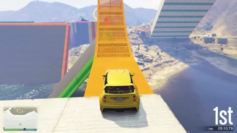Space car racing in gta v