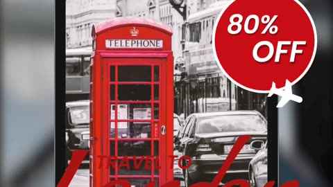 🇬🇧✈️ Travel to London — Huge Discounts Today!