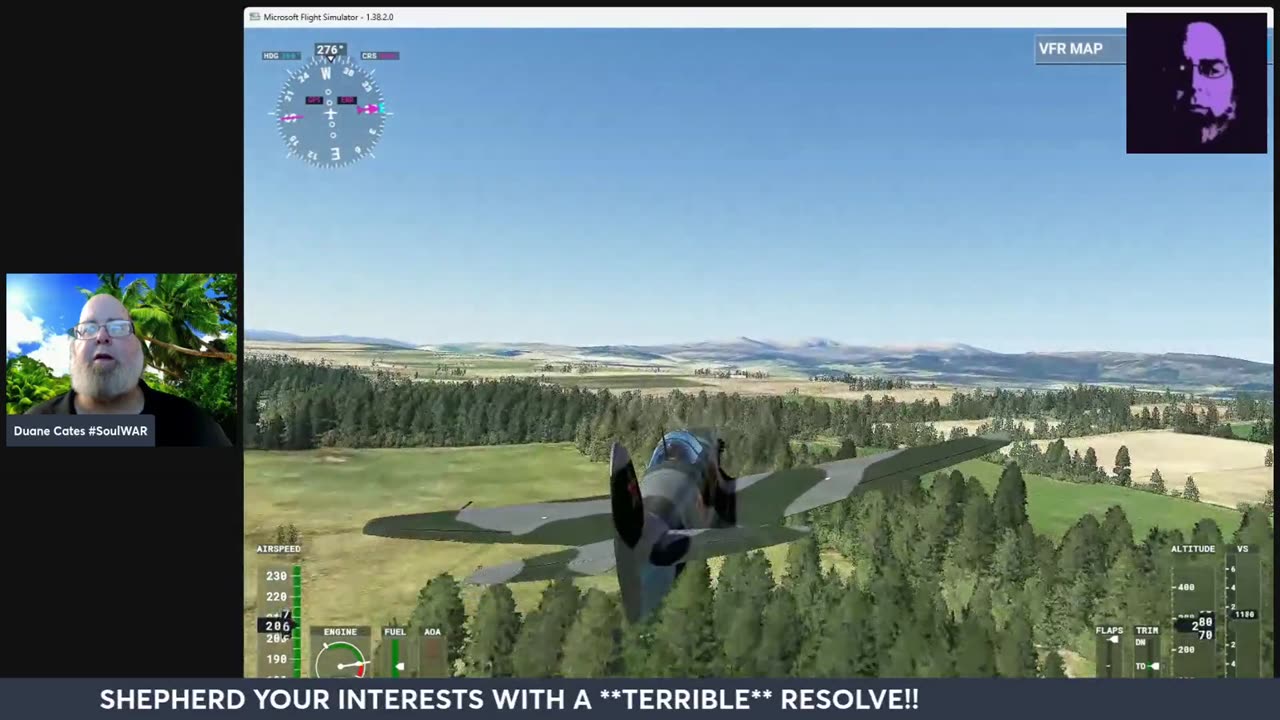 SCENIC FLIGHT WITH THE GREYBEARD!! LET'S FLOAT INTO TOMORROW!!