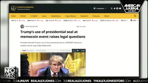 INFOWARS LIVE - 6/1/25: The American Journal with Harrison Smith / The Alex Jones Show / The War Room With Owen Shroyer