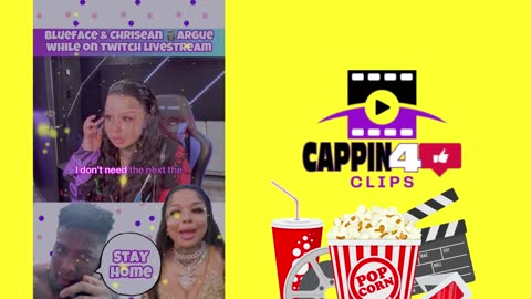 BLUEFACE AND CHRISEAN ARGUE ON TWITCH LIVESTREAM