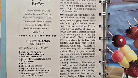 Slide show for August From the Cookbook Betty Crockers Cooking Calendar