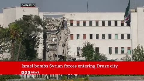 Israel strikes Syria's military HQ in Damascus | sunmax966