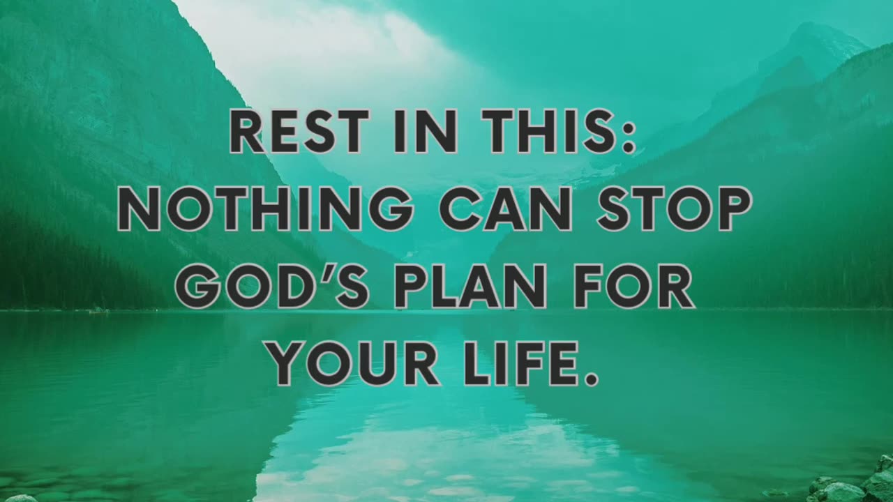 God’s Plan Can’t Be Stopped