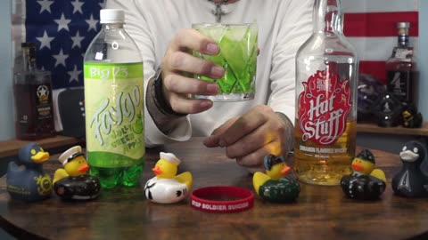 Earl Johnson - Revel Stoke Hot Stuff Cinnamon Whiskey & Faygo Jolly Green Apple Soda