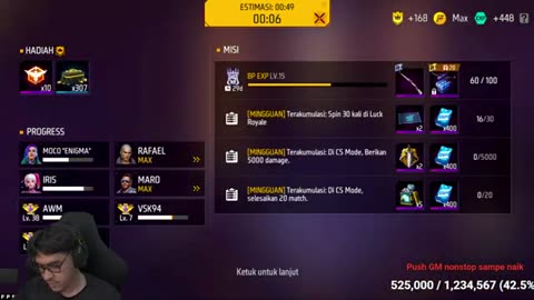 The fun of playing Garena Free Fire Ep351