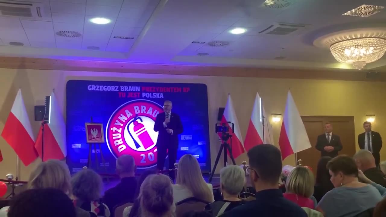 Grzegorz Braun w Kielcach 24.04.2025