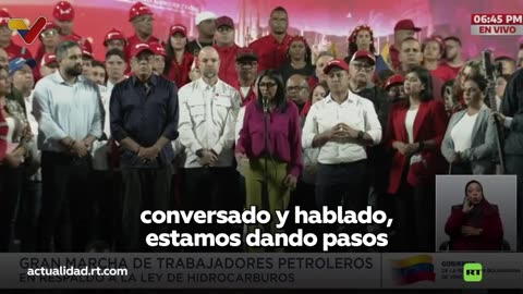 Delcy Rodríguez comenta su más reciente llamada con Trump