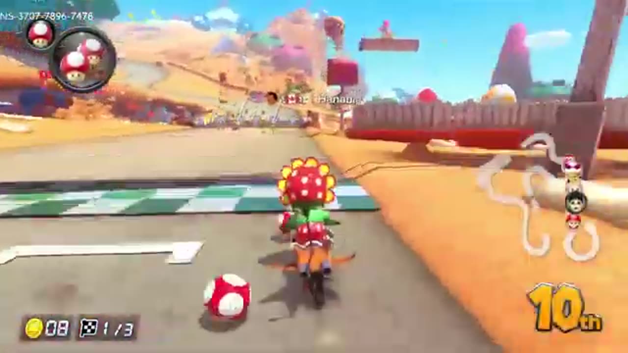 5_23_24 Edition of Mario Kart 8 Deluxe. Racing with @TheGreatGQ