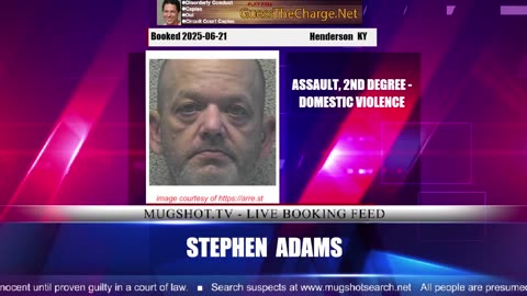 Mugshot TV - Live Arrest Booking Video Stream
