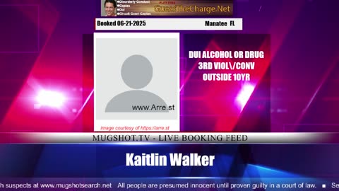Mugshot TV - Live Arrest Booking Video Stream