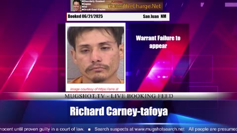 Mugshot TV - Live Arrest Booking Video Stream