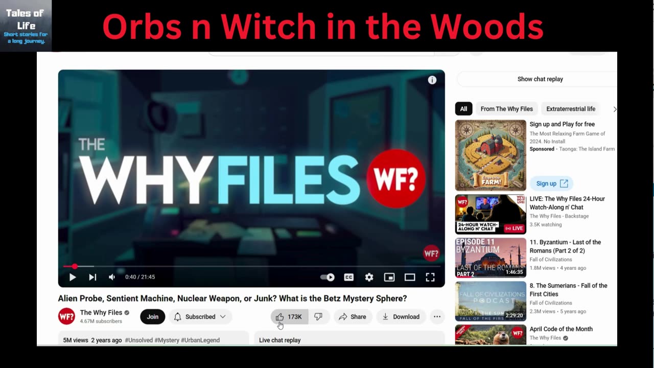 Orbs n Witch in the Woods