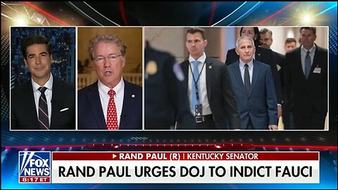 RAND PAUL URGES DOJ TO INDICT FAUCI