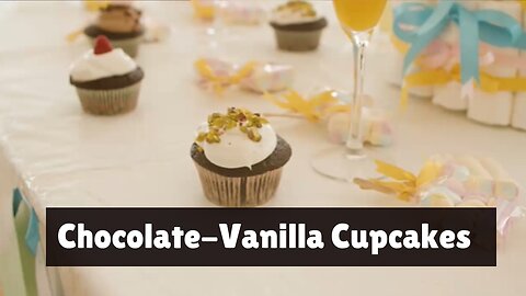 How to Make Chocolate-Vanilla Cupcakes