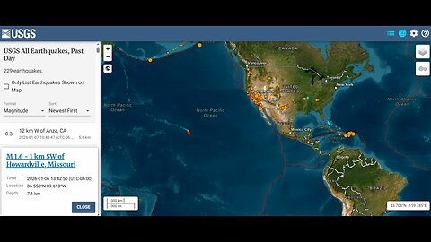 6.4 Magnitude Earthquake Strikes January 7th 2026!