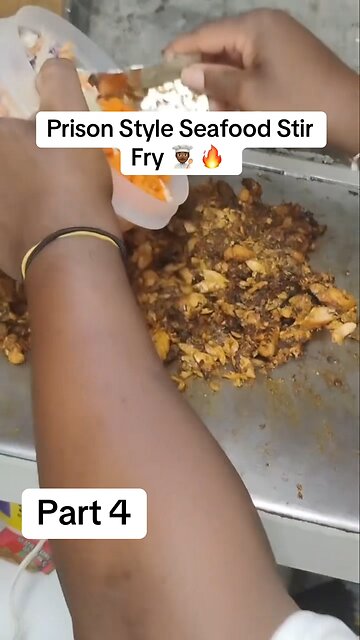 Prison Style Seafood Stir Fried Rice Part 4