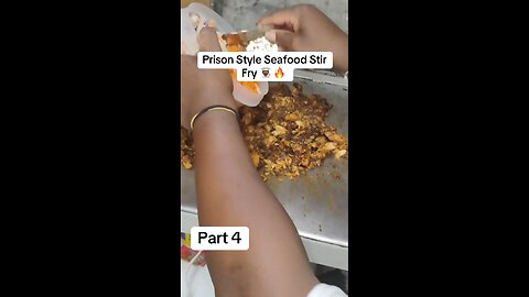 Prison Style Seafood Stir Fried Rice Part 4