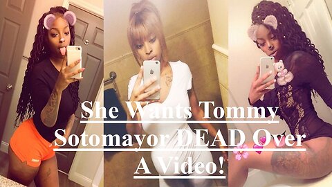 Black Pregnant Sugar Baby Challenges Tommy Sotomayor To A Fight Because Of His Viral Video On Hooters Waitress & His Trump Hat!