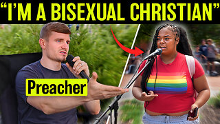 Bisexual “Christian” CONFRONTS Preacher on College Campus!