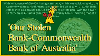 Our Stolen Bank-Commonwealth Bank of Australia
