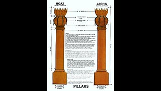 THE MASONIC LODGE - JACHIN AND BOAZ TWIN PILLARS