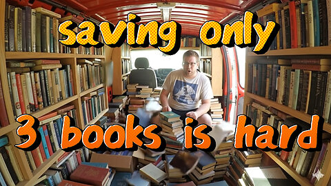 Saving Only 3 Books is Hard
