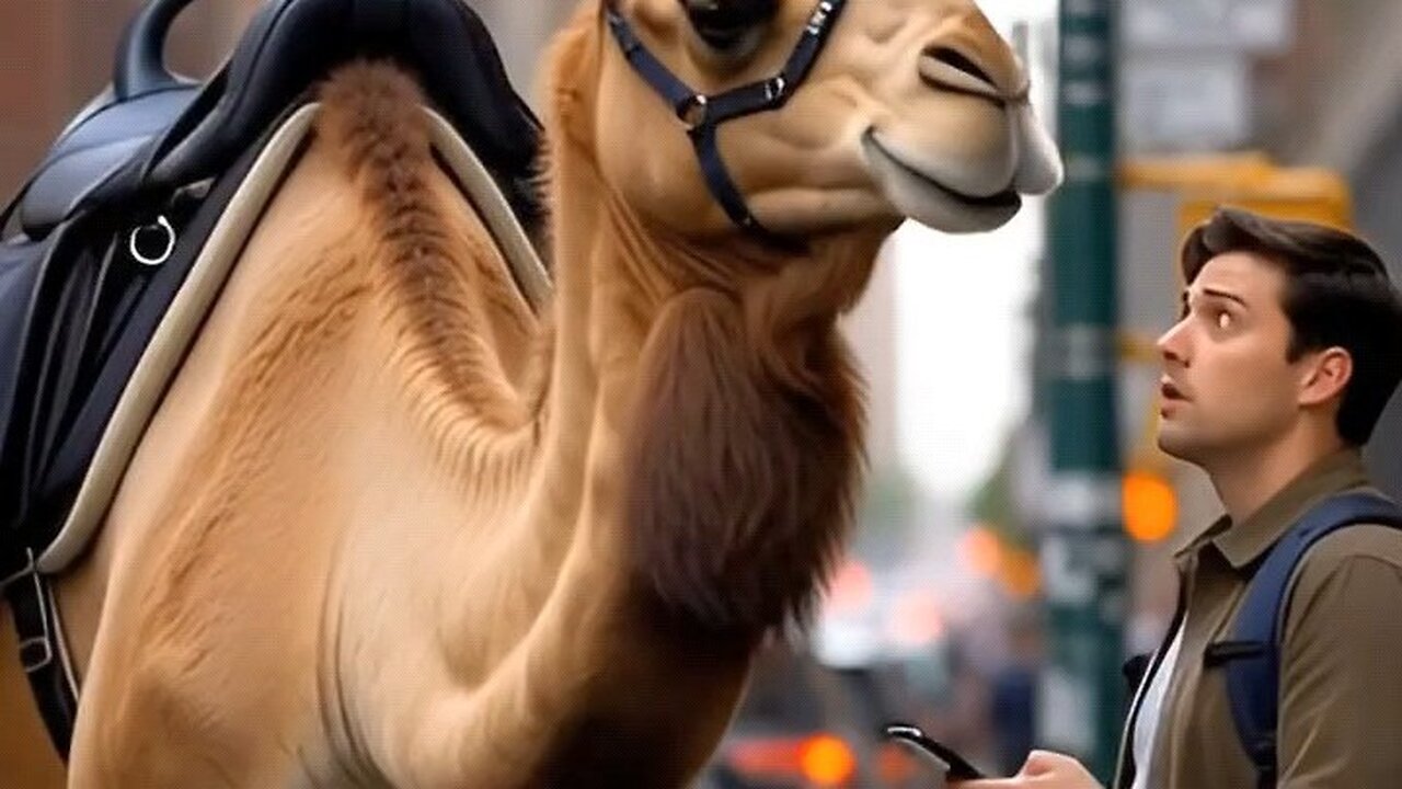 your Uber ride is here 🐫
