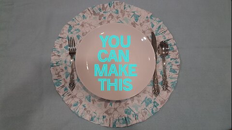 Watch Me Create A Designer Looking Placemat At Home!
