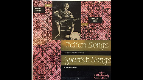 Hermann Leeb, Hugues Cuénod – Italian Songs Of the 16th And 17th Centuries