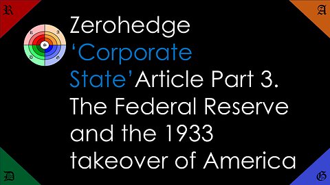 🔵🟢Zerohedge 'Corporate State' article, Part 3. Breakdown. #statuscorrection #history #treason