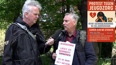 voor alle slachtoffer van jeugdzorg - protest Den Haag 15 mei 2025