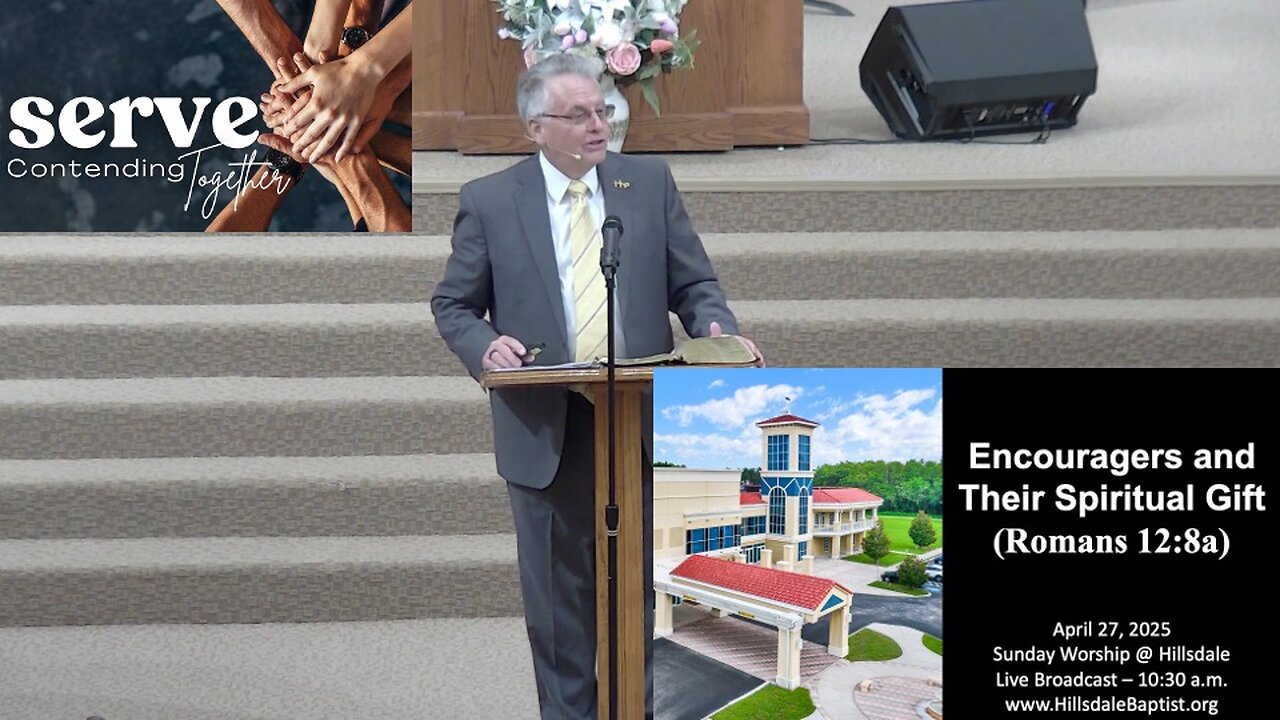 Encouragers and Their Spiritual Gift (2 Corinthians 1:1-7), Sunday AM at Hillsdale, April 27, 2025