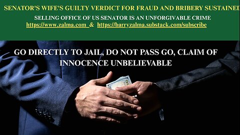 Senator & Wife's Guilty Verdict Sustained