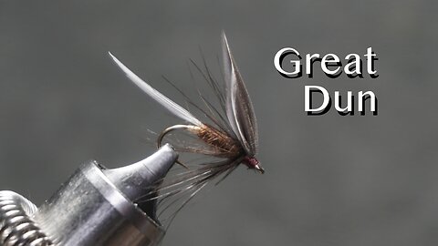 Great Dun: a trout fly pattern from Favorite Flies and Their Histories (1892) by Mary Orvis Marbury