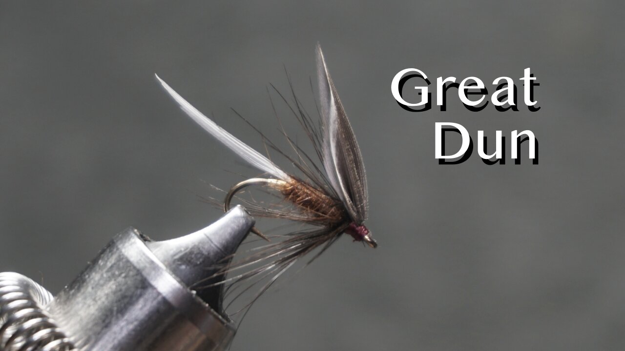 Great Dun: a trout fly pattern from Favorite Flies and Their Histories (1892) by Mary Orvis Marbury