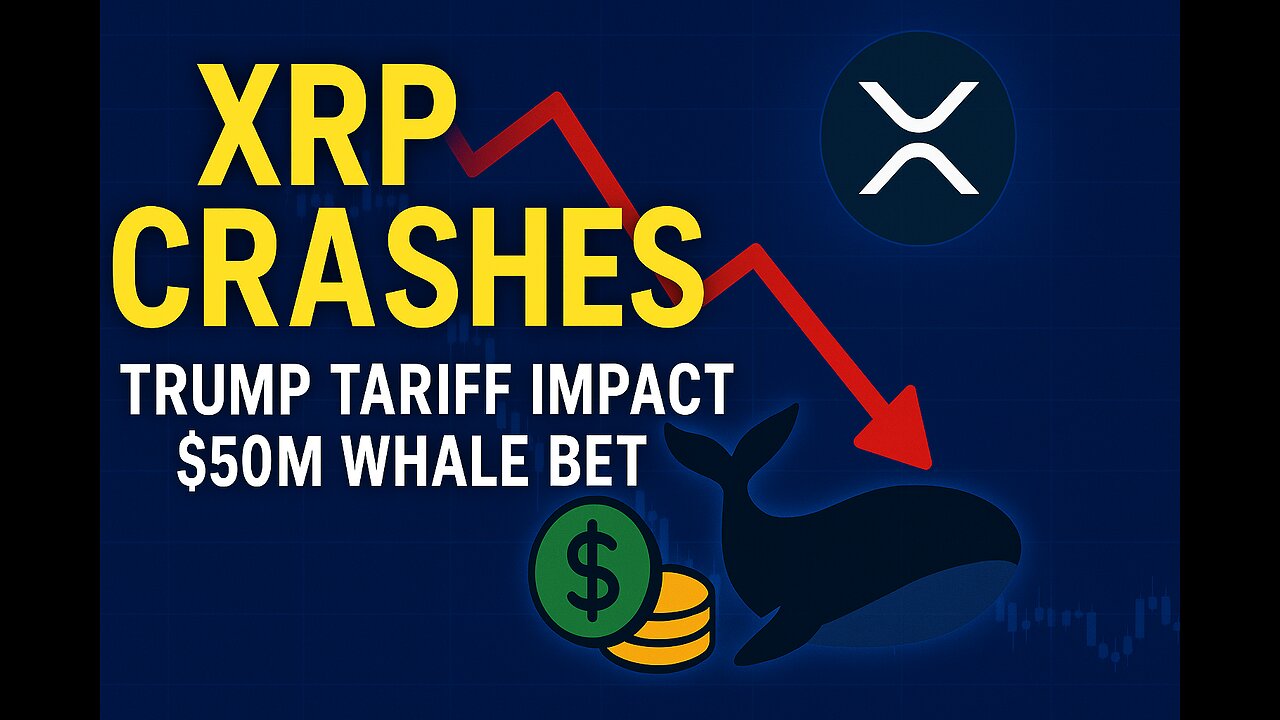 XRP Price Crashes 8% | Trump Tariffs Shake Markets | Whale Invests $50M – What’s Next?