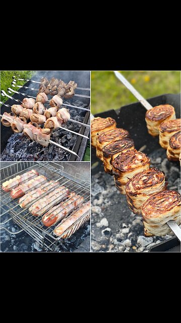 Three favorite grilled snacks