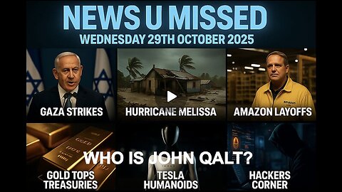 NEWS U MISSED WITH PAUL BROOKER & DREW DEMI WEDNESDAY 29TH OCTOBER. WHO IS JOHN QALT?