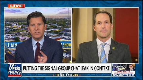 Will Cain and Rep Jim Himes Battle Over Signal Chat Leak