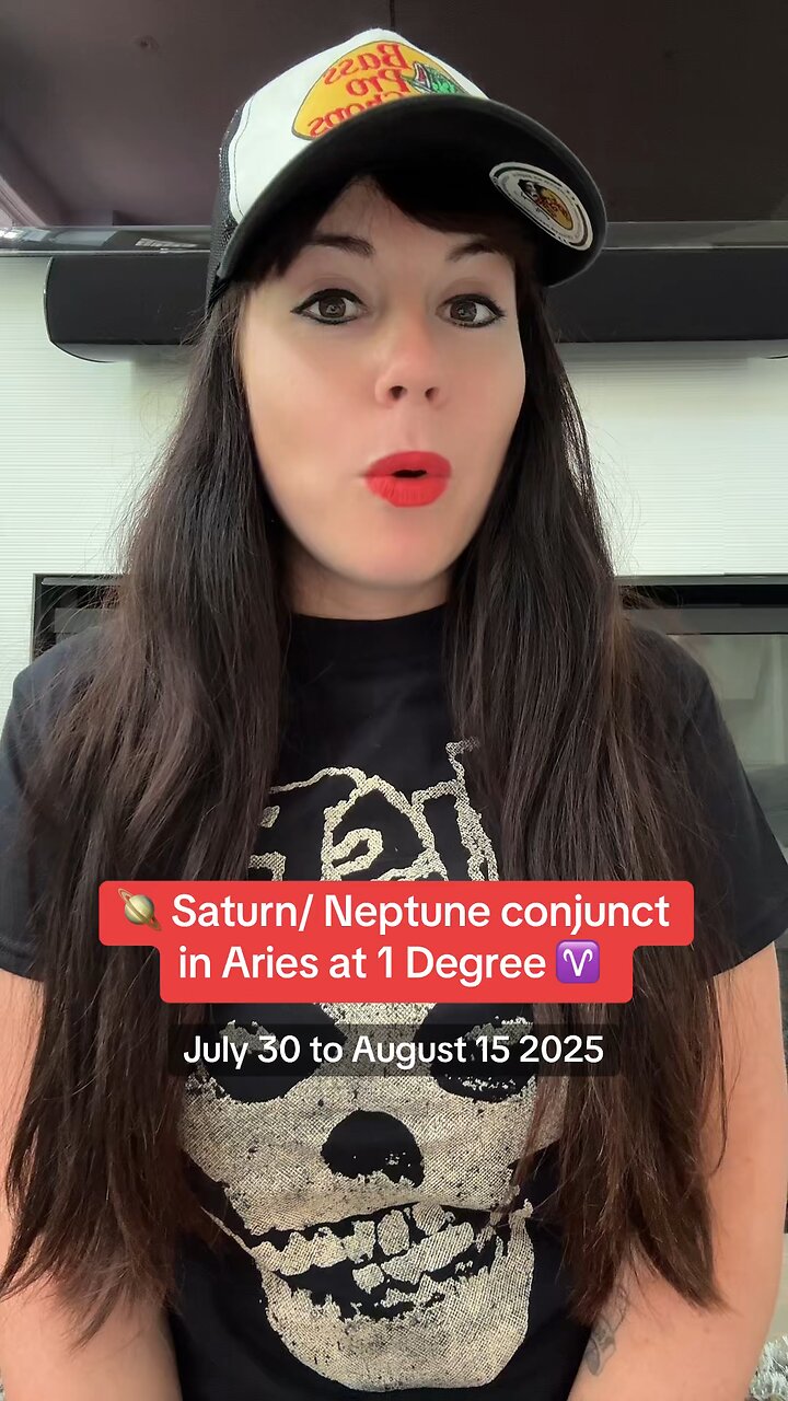 Saturn/ Neptune Conjunction in Aries at 1 Degree (July 30 to August 15 2025) ✨