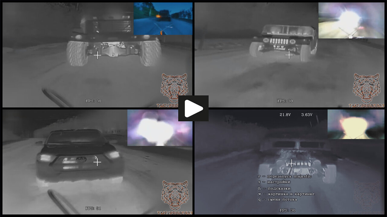 Yunakovka-Sudzha highway: Russian wired FPV drones on a night hunt