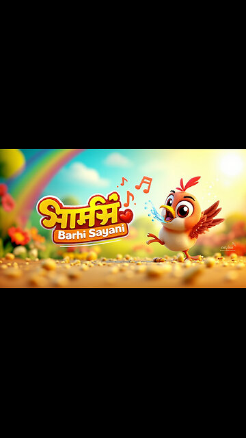 Chiriya Rani Barhi Siyani | Cute Hindi Rhyme for Toddlers 🐦