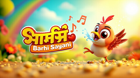 Chiriya Rani Barhi Siyani | Cute Hindi Rhyme for Toddlers 🐦