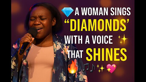 😱🎤💎 A Woman Sings ?💖'Diamonds'🔥with a Voice That Shines 🎶💎🎤😱