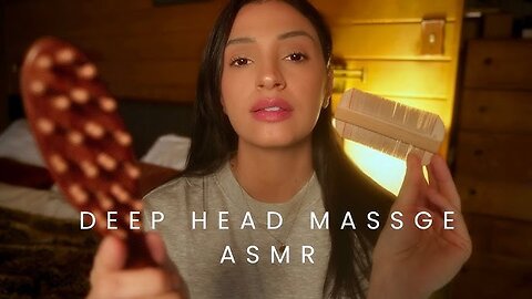 ASMR Head Massage for Sleep DEEP Relaxation 😴